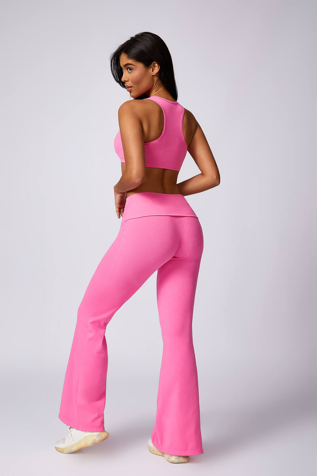 White Kaur Sports Bra + Legging Set
