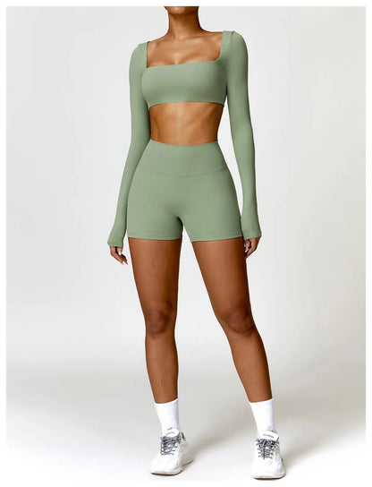 Ivy Green Soft Sculpt Long Sleeve Set