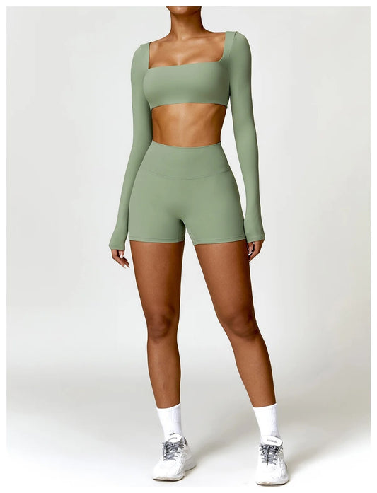 Ivy Green Soft Sculpt Long Sleeve Set