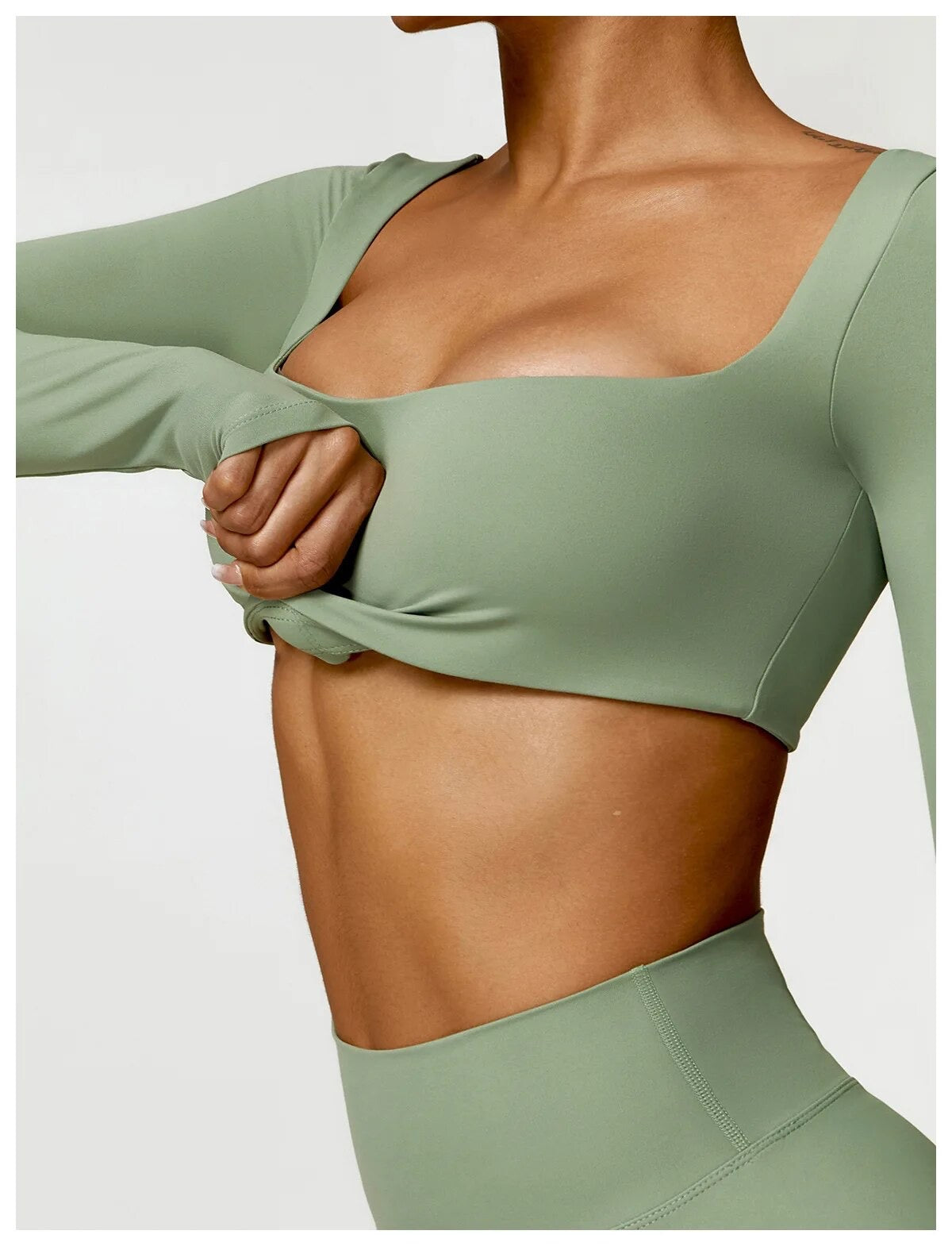 Ivy Green Soft Sculpt Long Sleeve Set
