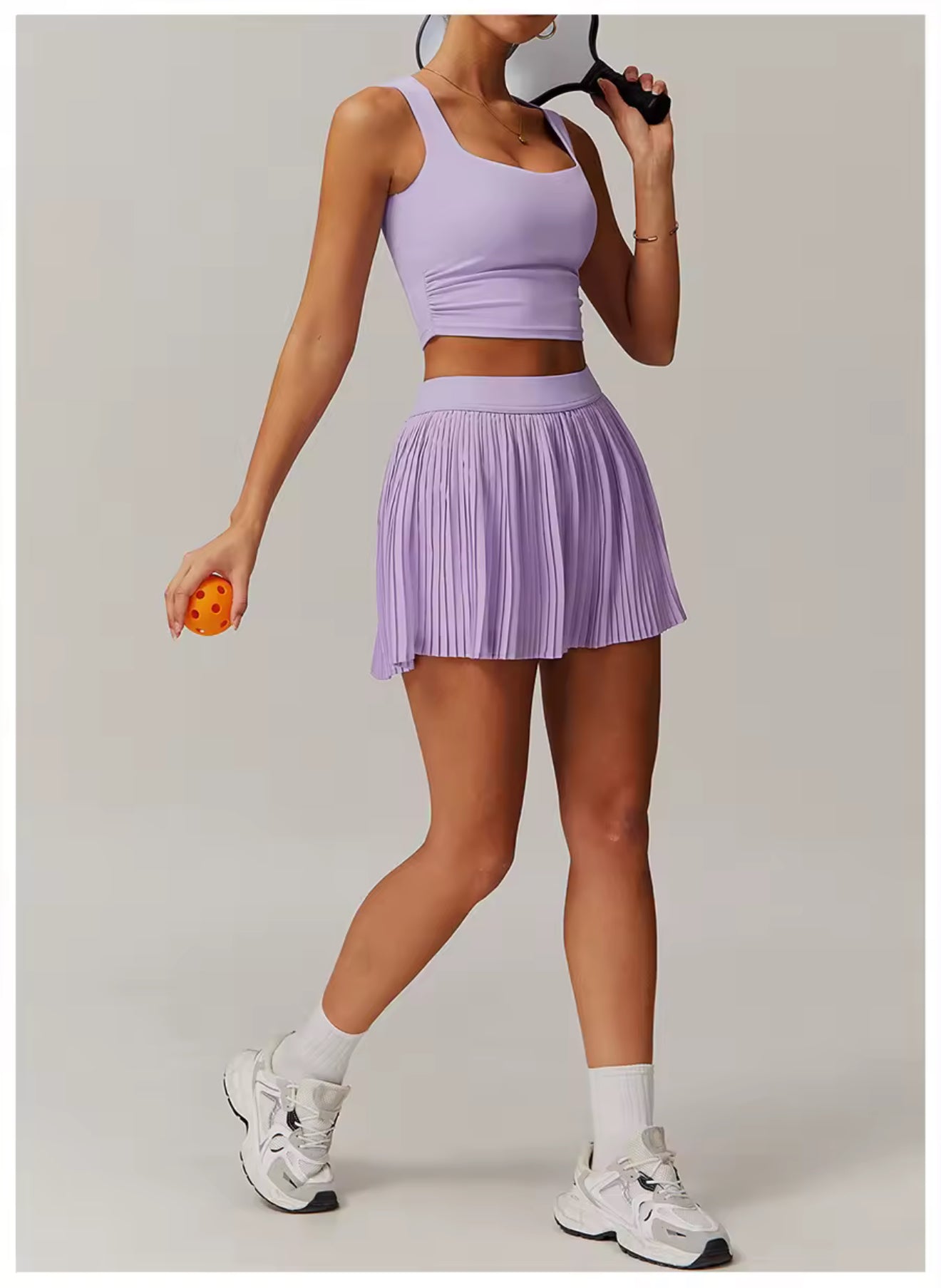 Miriam Lilac Tennis Set