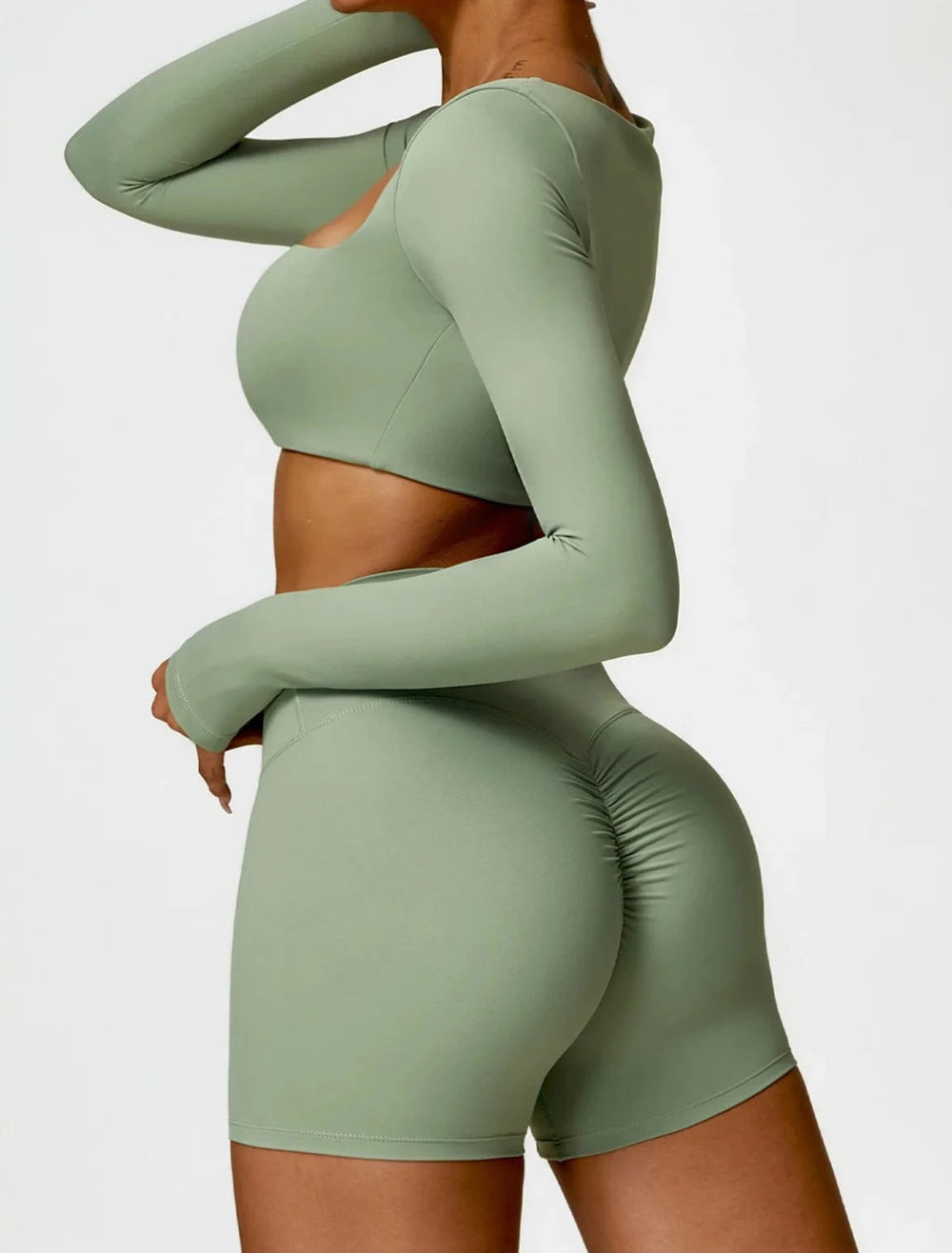 Ivy Green Soft Sculpt Long Sleeve Set
