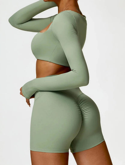 Ivy Green Soft Sculpt Long Sleeve Set