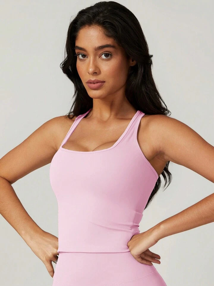 Courtside Sinai Pink Top + Skort Set