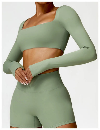 Ivy Green Soft Sculpt Long Sleeve Set