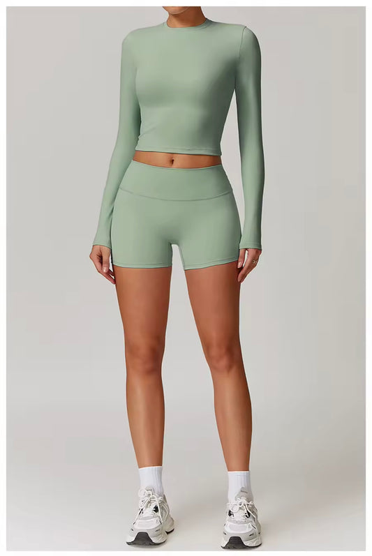 Ivy Green Soft Sculpt Covered Short Set