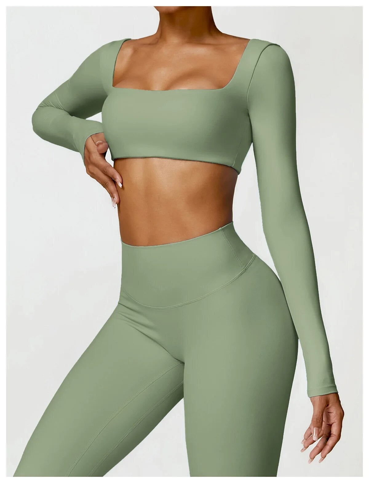 Ivy Green Soft Sculpt Long Sleeve Set